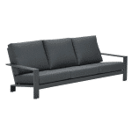 Lincoln 3-zits Loungebank - Reflex Black Garden Impressions - Garden impressions