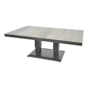 Loungetafel verstelbaar Prato Crème, 140x85cm