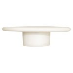 Richmond Organische Salontafel Urban Bloom 110 x 90cm - Wit