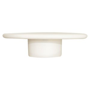 Richmond Organische Salontafel Urban Bloom 110 x 90cm - Wit