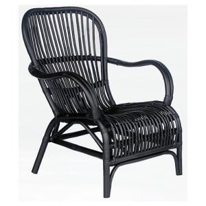 Stoel Bandung Spider - Zwart - Van der leeden