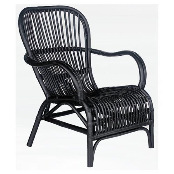 Stoel Bandung Spider - Zwart - Van der leeden