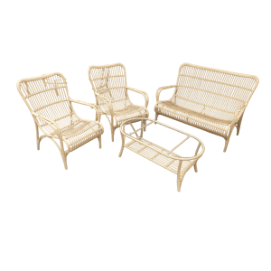 Tahiti loungeset light bamboo - Eurofleur aanbieding