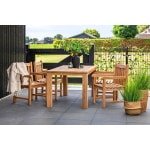 Tuintafel Rustiek teak 180 cm Tuindeco - Tuindeco