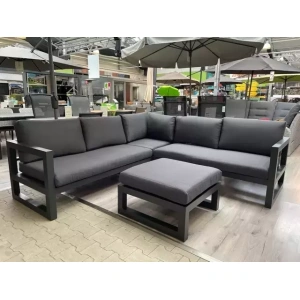 Vita Grosso loungeset hoekbank Zwart