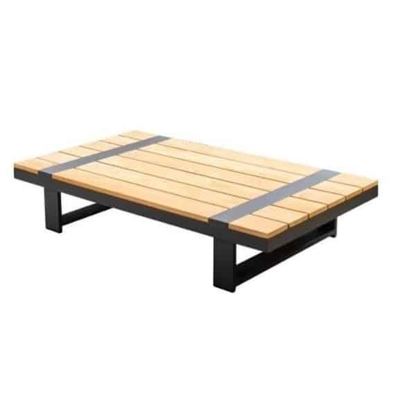 Yuwaa coffee XL alu dark grey/teak - Yoi