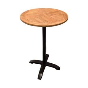 Bistro Round Bartafel Teak dia. 70x110 cm - Buitengewoon de boet