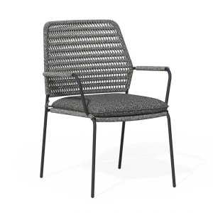 David Dining Tuinstoel Charcoal - Tierra outdoor