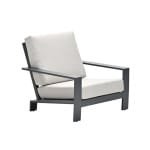 Lincoln Lounge Fauteuil Carbon Black - Garden impressions
