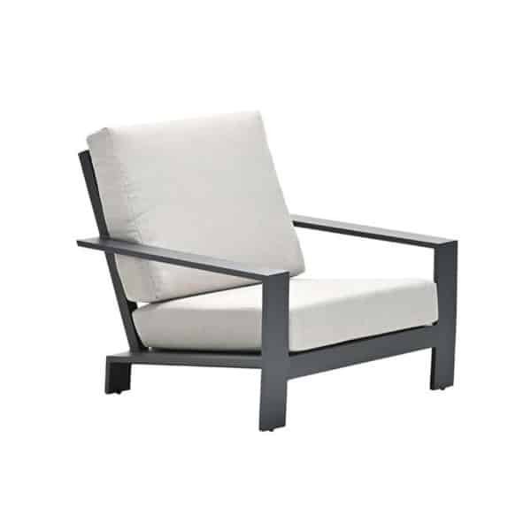 Lincoln Lounge Fauteuil Carbon Black - Garden impressions