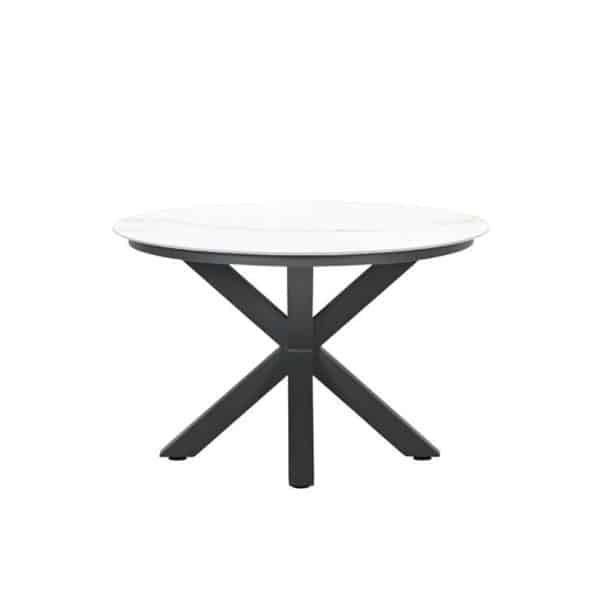 Lowland Tuintafel Venice White dia. 120 cm - Garden impressions