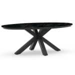 Oblong Tuintafel Marble Charcoal 200x110 cm - Tierra outdoor