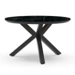 Oblong Tuintafel Marble Charcoal dia. 120 cm - Tierra outdoor