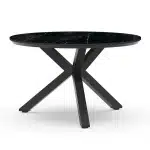 Oblong Tuintafel Marble Charcoal dia. 120 cm - Tierra outdoor