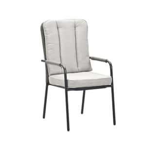 Venice Dining Tuinstoel Carbon Black/Desert Sand - Garden impressions