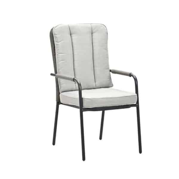 Venice Dining Tuinstoel Carbon Black/Desert Sand - Garden impressions