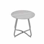 Vento Bijzettafel Taupe dia. 45xH41 cm - Garden impressions