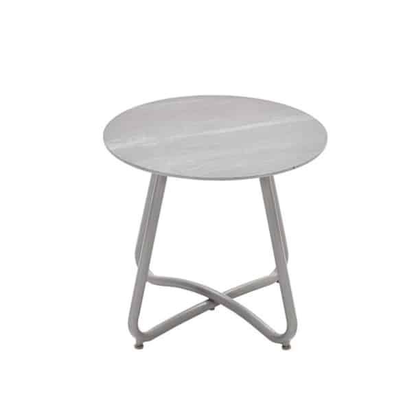 Vento Bijzettafel Taupe dia. 45xH41 cm - Garden impressions