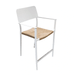 Esta Barstoel Wit - Trestino