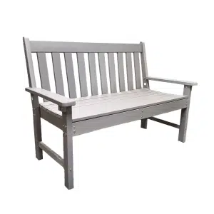 Milford Tuinbank Light Grey 131 cm - Buitengewoon de boet