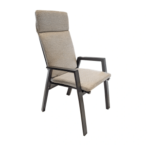 Trestino Paxon Tuinstoel Verstelbaar - Antraciet - Trestino