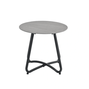 Vento Bijzettafel Carbon Black dia 45xH41 cm - Garden impressions