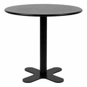 ZILT Ronde Outdoor Bistrotafel Yusuf 80cm - Zwart