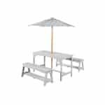 roba Kinder tuinset met parasol (Grijs)