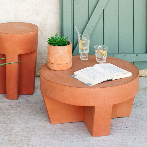 Kave Home Outdoor Salontafel 'Vilena' Ø60cm