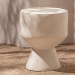 WOOOD Organische Bijzettafel Aur 40cm - Naturel