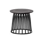 WOOOD Outdoor Bijzettafel Boy 50cm - Zwart - Rond