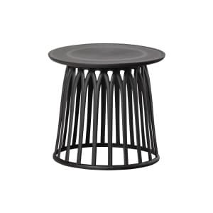 WOOOD Outdoor Bijzettafel Boy 50cm - Zwart - Rond