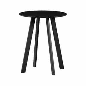 WOOOD Outdoor Bijzettafel Fer Ø40cm - Zwart - Rond
