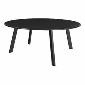 WOOOD Outdoor Bijzettafel Fer - Zwart, Ø70cm - Rond