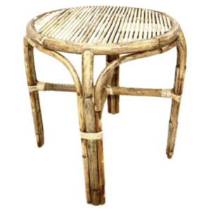 Bijzettafel Rattan dia. 50x45 cm Van der Leeden - Van der leeden