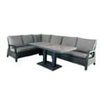 Dining hoekset West Haven Coffee Brown 85 x 140 cm Oosterik Home - Oosterik home