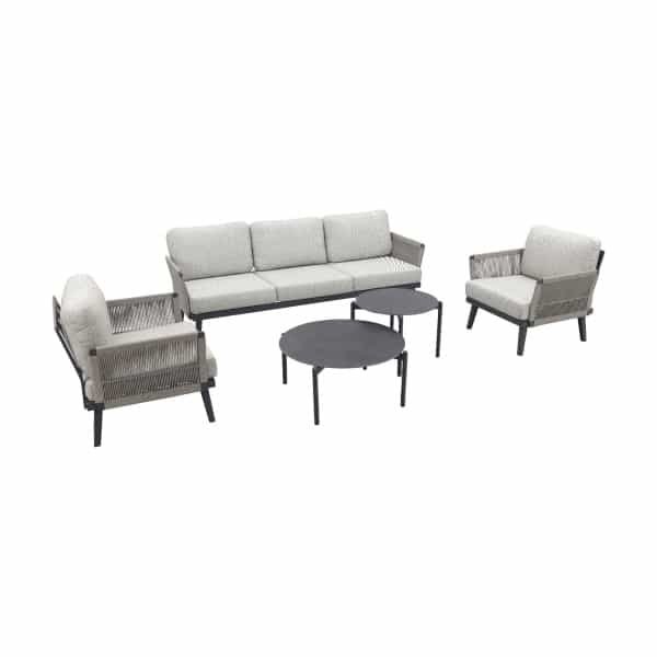 Elion loungeset met Dagoo koffietafeltjes