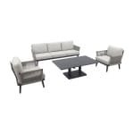 Elion loungeset met Ramin up down tuintafel