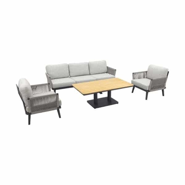 Elion loungeset met Zamin up down tafel