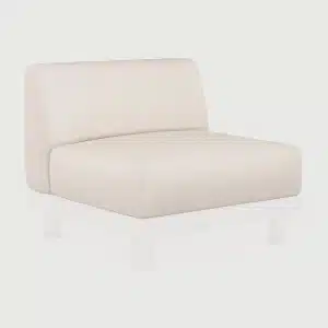 Ethnicraft Zitkussen Monocle t.b.v. 1-zits Modulaire Loungeset Monocle - Wit