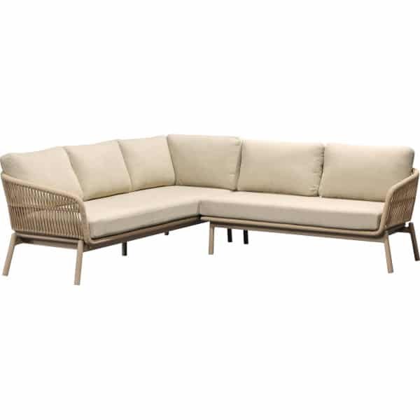 Goossens Loungeset Sorrento bruin, buitenstof,
