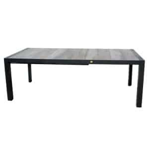 Harrisburg uitschuifbare dining tafel midnight grey L 154 - 214 x D 90.5 x H 74 cm Oosterik Home - Oosterik home