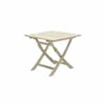Kent vouwtafel 80x80xH72 acacia white wash Garden Impressions - Garden impressions