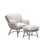 Logan Fauteuil Voetenbank Vintage Willow Garden Impressions - Garden impressions