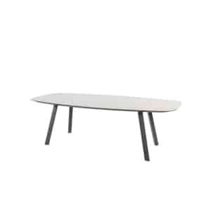 Manolo eettafel antraciet met geprint keramiek tafelblad 240x103x75 cm Taste Taste - Taste
