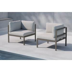 Nohr Loungeset Lasheka Hoekmodule - Beige/Bruin