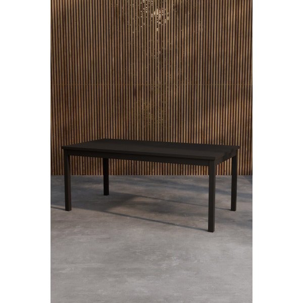 Nohr Tuintafel Amberia Teakhout, 180 x 90cm - Zwart