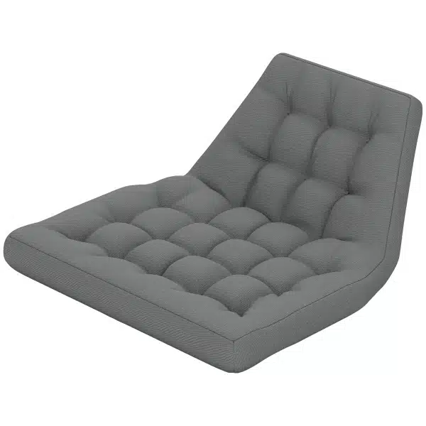 Outsunny Buitenzitkussen Voor Hangstoel En Schommelstoel Polyesterhoes Grijs 120x100x8cm Dikke Vulling Geschikt Voor Binnen En Buiten | Aosom.nl