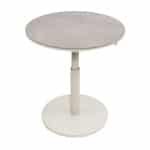 Padroni verstelbare bijzettafel sunny creme keramiek dia. 59 cm Oosterik Home - Oosterik home