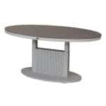 Pine Valley verstelbare lounge tafel mist grey 150 x 90 cm Oosterik Home - Oosterik home